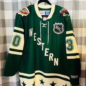 2004 NHL All Star Game Dwayne Roloson Minnesota Wild CCM Sewn Jersey